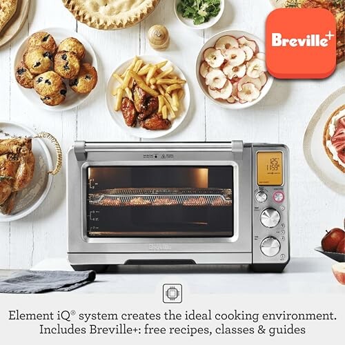 Breville smart oven air fryer with food display