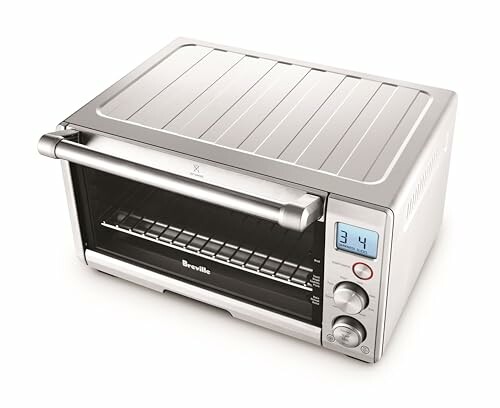 Breville smart oven with digital display and controls.